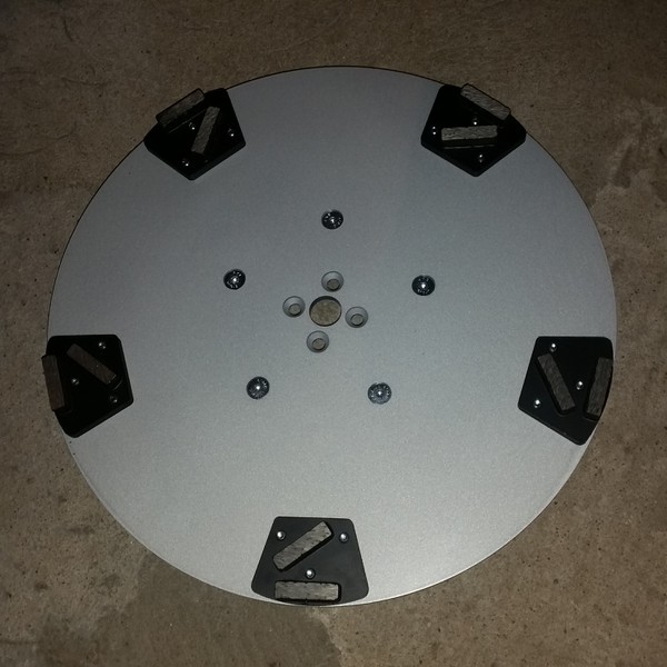 Wirbel C 143 L22 — Grīdas slīpmašīna un pulešana mašina ar disku, d=400mm, 2,2 Kw., 220V, Noma 6